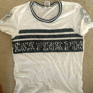 Pink by Victoria Secret sequin top